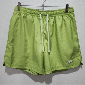 Men's Nike Shorts Size Large Lime Green Mesh Lining